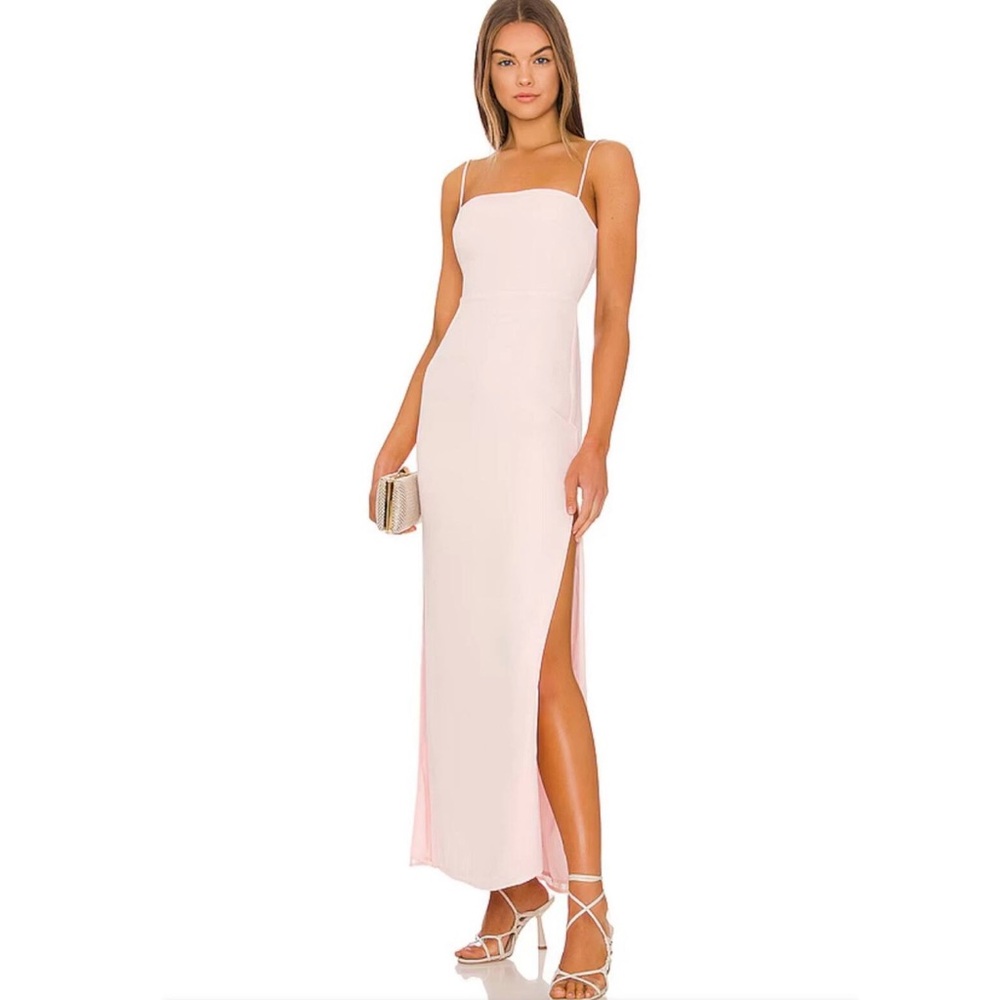 NWT Superdown Revolve Addison Maxi Dress in‎ Blush Pink Size XS